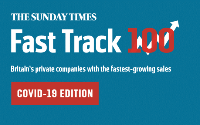 The Sunday Times Fast Track ‘Ones to Watch’ Recognition